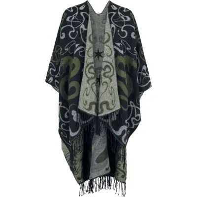 Harry Potter Cardigan - Slytherin - Oversize - för Dam - flerfärgad