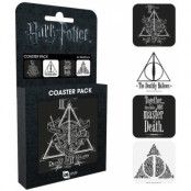 Harry Potter - Deathly Coaster 4-pack