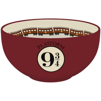 Harry Potter Djup tallrik - Platform 9 3/4 - för  röd/beige