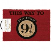 Harry Potter Doormat This Way to Platform 9 3/4s