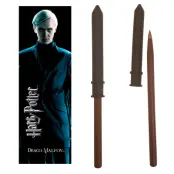 Harry Potter Draco Malfoy wand pen and bookmark
