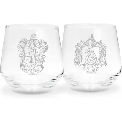 Harry Potter Glas-set - Gryffindor & Slytherin - för None - transparent