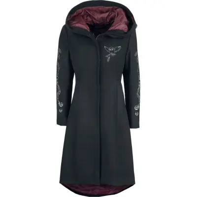Harry Potter - Gothic Vinterrock - Hedwig - S XL - för Dam - svart
