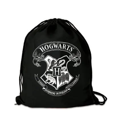 Harry Potter Gym Bag Hogwarts (White)
