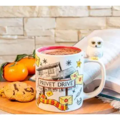 Harry Potter Hedwig & Privet Drive 3D Mug