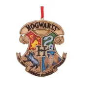 Harry Potter Hogwarts Crest Hanging Ornament 8cm