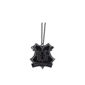 Harry Potter Hogwarts Crest (Silver) Hanging Ornament 6cm