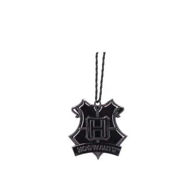 Harry Potter Hogwarts Crest (Silver) Hanging Ornament 6cm
