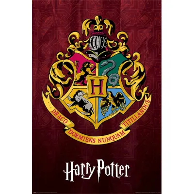 Harry Potter - Hogwarts School Crest - Poster 61X91Cm