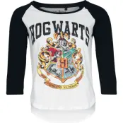 Harry Potter Långärmad tröja - Hogwarts - Grunge - S XXL - för Dam - vit/svart
