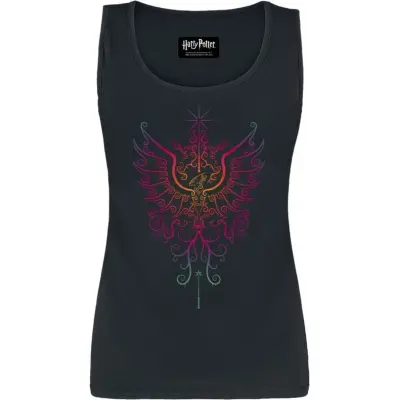 Harry Potter Linnen - Phoenix - S XXL - för Dam - svart