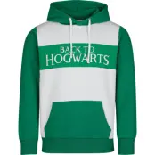 Harry Potter Luvtröja - Back To Hogwarts - S 3XL - för Herr - grön/vit