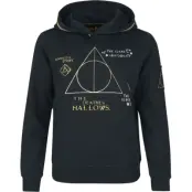 Harry Potter Luvtröja - Deathly Hallows - Golden - S XXL - för Dam - svart