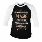 Harry Potter Magic Baseball 3/4 Sleeve Tee, Long Sleeve T-Shirt