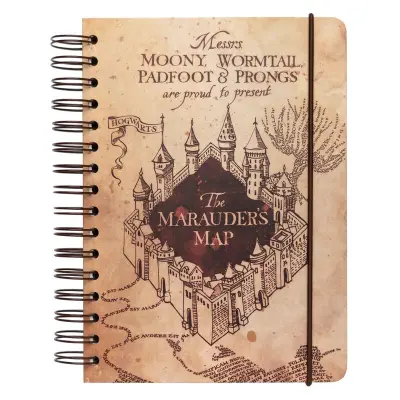 Harry Potter - Marauder's Map - A5 Notebook