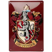 Harry Potter Metall-skyltar - Gryffindor - för None - röd