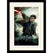 Harry Potter - Mounted & Framed 30X40 Print - Deathly Hallows Wand
