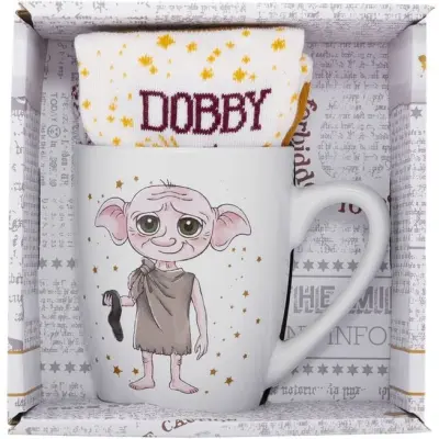 Harry Potter Mugg - Dobby Mugg ​​och strumpor - för  flerfärgad