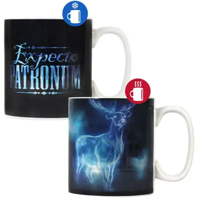 Harry Potter Mugg - Expecto Patronum - Tasse mit Thermoeffekt - för None - svart