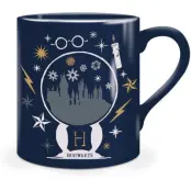 Harry Potter Mugg - Hogwarts Castle - för blå/vit