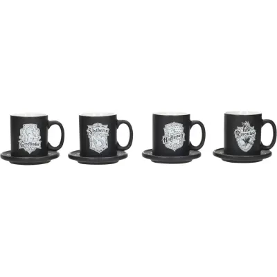 Harry Potter Mugg-paket - Häuser - Espresso Tassen - för