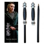 Harry Potter Narcissa Malfoy wand pen and bookmark