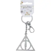 Harry Potter Nyckelring - Deathly Hallows - för None - silverfärgad