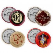 Harry Potter Pin-Back Buttons 4-Pack Collection