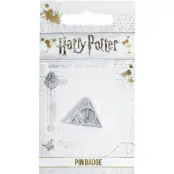 Harry Potter Pin - Deathly Hallows - för  silverfärgad