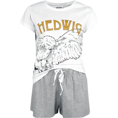 Harry Potter Pyjamas - Hedwig - S 3XL - för Dam - flerfärgad
