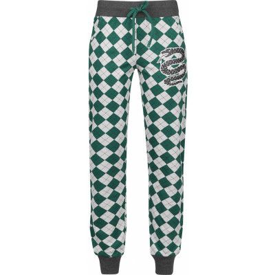 Harry Potter Pyjamasbyxor - Slytherin - S - för Dam - grön/grå
