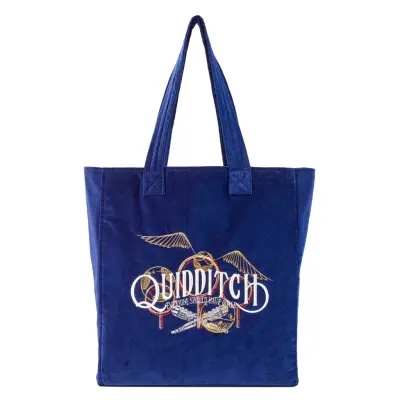 Harry Potter - Quidditch - Premium Embroidered Velvet Tote Bag