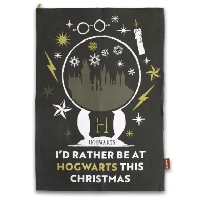 Harry Potter - Rather Be At Hogwarts - Tea Towel