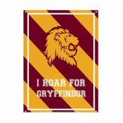 Harry Potter - Roar for Gryffindor Tin Sign - 21 x 15 cm