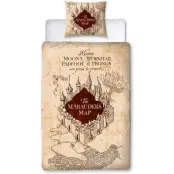 Harry Potter Sängkläder - Marauder's Map - för None - flerfärgad