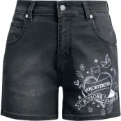 Harry Potter Shorts - Harry Potter - Potions - 27 28 - för Dam - grå denim