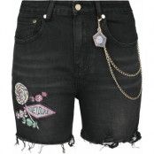 Harry Potter Shorts - Honeydukes - 27 29 - för Dam - svart denim