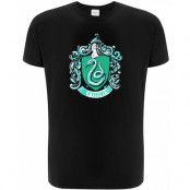 Harry Potter - Slytherin Logo Black T-shirt