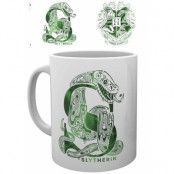 Harry Potter - Slytherin Monogram Mug