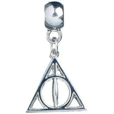 Harry Potter Smycke - Deathly Hallows Slider Charm - för Dam - silverfärgad