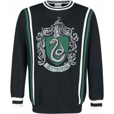 Harry Potter Stickad jumper - Slytherin - S XL - för Herr - flerfärgad