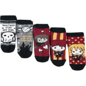 Harry Potter Strumpor - Chibi Charaktere - EU 35-38 - för Dam - flerfärgad