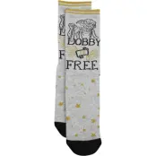 Harry Potter Strumpor - Dobby Is Free - S-M L-XL - för flerfärgad