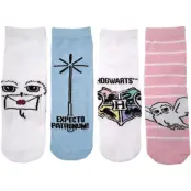 Harry Potter Strumpor - Expecto Patronum - Hedwig - Hogwarts - EU 35-38 EU 39-42 - för Dam - flerfärgad