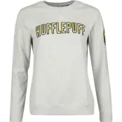 Harry Potter Sweatshirt - Hufflepuff - S XXL - för Dam - grå