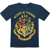 Harry Potter T-shirt - Barn - Wizard In Training - 104 164 - för barn - mörkblå