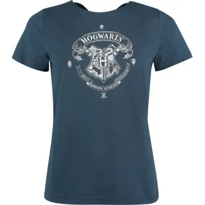 Harry Potter T-shirt - British Fabric Criss-Cross - S XXL - för Dam - blå