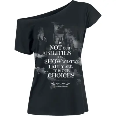 Harry Potter T-shirt - Choices - M 5XL - för Dam - svart