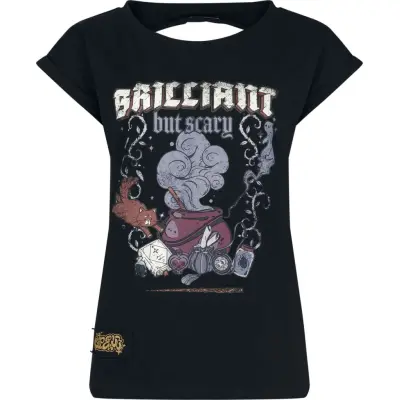 Harry Potter T-shirt - DA Grunge Collection - Brilliant but Scary - S XXL - för Dam - svart