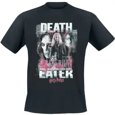 Harry Potter T-shirt - Death Eater - S M - för Herr - svart